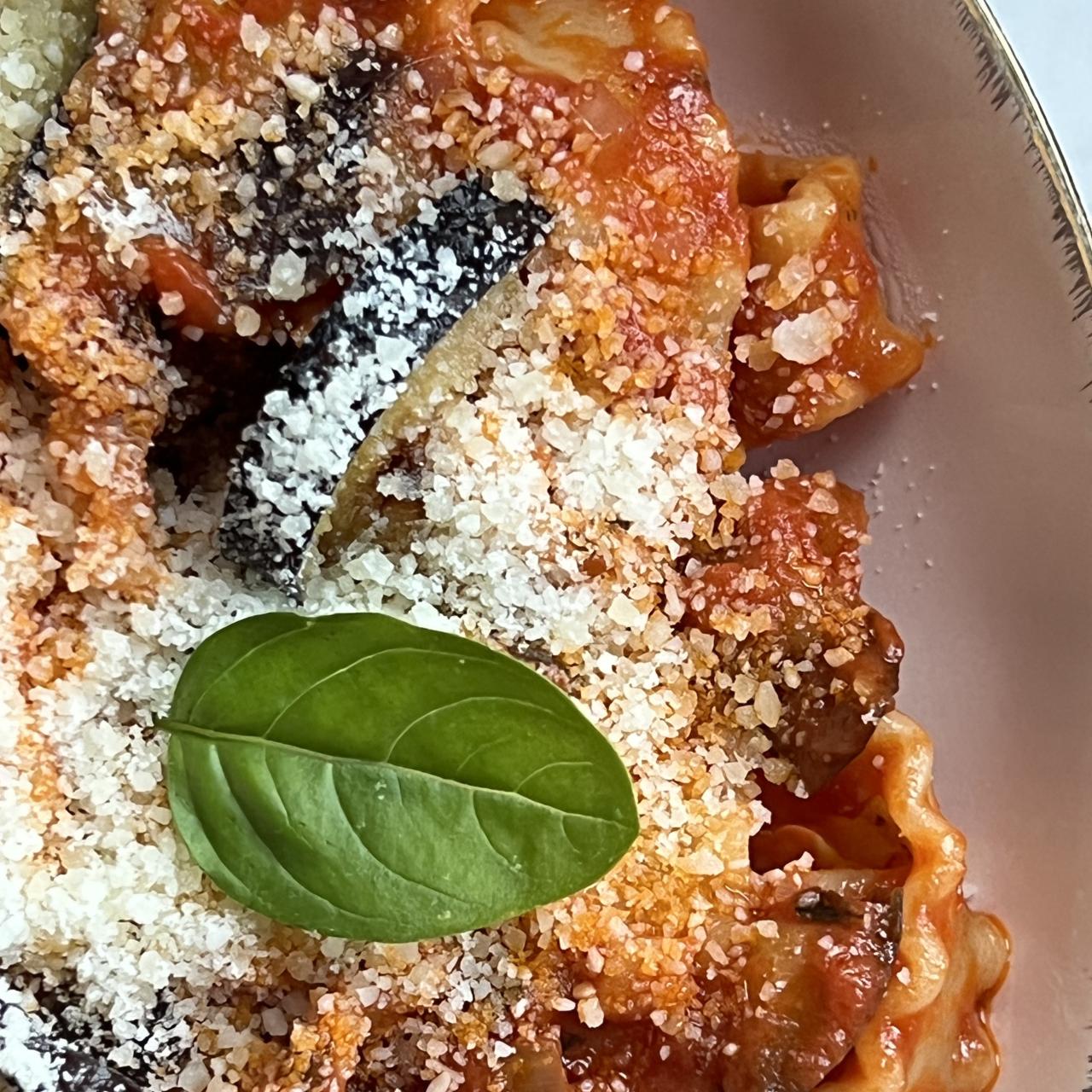 Pasta alla norma (mafaldine) Once Upon a Tarte